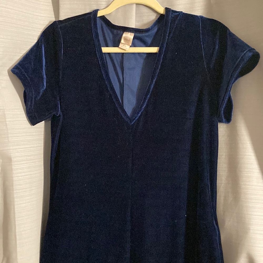 Smash and Tess Blue Velvet Romper